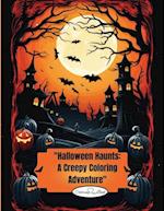 Halloween Haunts: Halloween Haunts: A Creepy Coloring Adventure for Kids" 