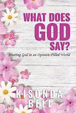 What Does God Say?: Hearing God in an Opinion-Filled World 