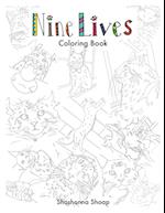 Nine Lives Coloring Book 