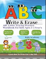 Latter Tracing Practice Workbook For Kids Ages 3-5 Year's