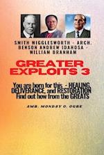 Greater Exploits - 3  You are Born For this - Healing, Deliverance and Restoration