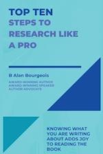 Top Ten Steps to Research Like a Pro 