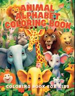 Animal Alphabet Coloring Book 