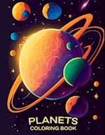 Planets Coloring Book 