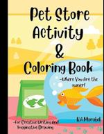 Pet Store Activity & Coloring Book 