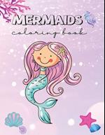 Mermaid Coloring Book: Magical and Inspiring, Positive Affirmations, for Kids 