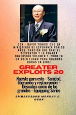 Grandes hazañas - 20  Con - David Yonggi Cho en Ministrando esperanza por 50 años; Oración..