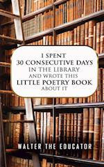 I Spent 30 Consecutive Days in the Library and Wrote this Little Poetry Book about It 