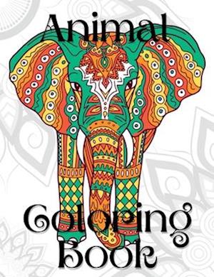 Animal Mandala Coloring Book