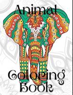 Animal Mandala Coloring Book