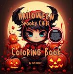Halloween Spooky Chibi Coloring Book