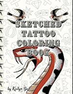 Sketched Tattoo Coloring Book 