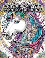 Unicorn Harmony Mandala Coloring