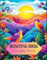 Beautiful Birds Coloring Book 