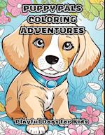 Puppy Pals Coloring Adventures: Playful Dogs for Kids 