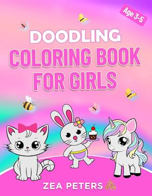 Doodling Coloring Book for Girls