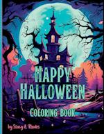 Happy Halloween Coloring Book 