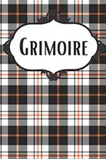 Halloween Plaid Witch Grimoire