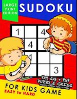 Sudoku for Kids Game Large Print Edition