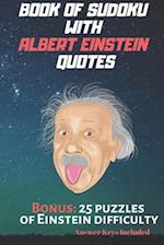 Book of Sudoku with Albert Einstein quotes