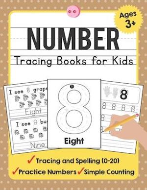 Number Tracing Books for Kids Ages 3-5