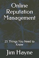 Online Reputation Management