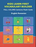 Kids Learn First Vocabulary Builder FULL COLORS Cartoons Flash Cards English Romanian