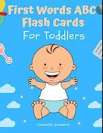 First Words ABC Flash Cards for Toddlers