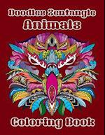 Doodles Zentangle Animals Coloring Book