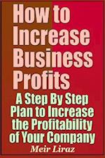 How to Increase Business Profits - A Step by Step Plan to Increase the Profitability of Your Company
