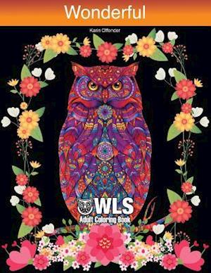 Wonderful Owls Adults Coloring Book