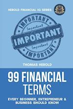 99 Financial Terms Every Beginner, Entrepreneur & Business Should Know