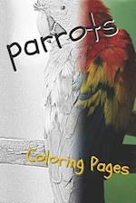 Parrot Coloring Pages