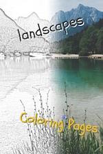 Landscape Coloring Pages