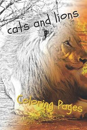 Cats and Lions Coloring Pages