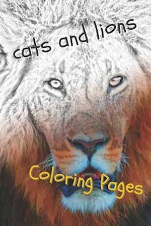 Cats and Lions Coloring Pages