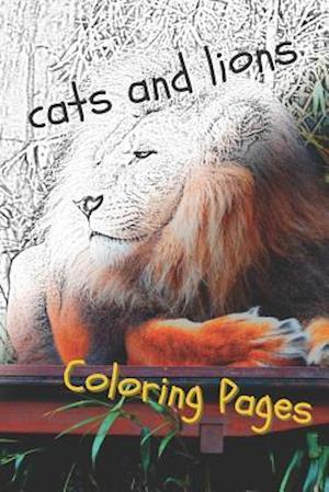 Cats and Lions Coloring Pages