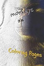 Monkeys Coloring Pages