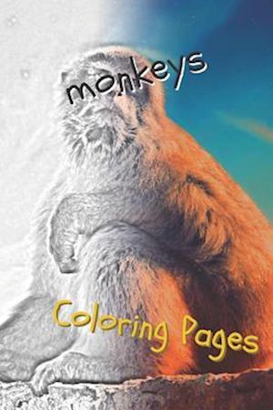 Monkeys Coloring Pages