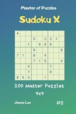 Master of Puzzles Sudoku X - 200 Master Puzzles 9x9 Vol.8