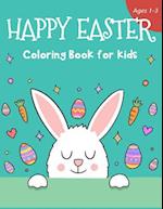 Happy Easter Coloring Book for Kids Ages 1-3
