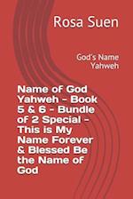 Name of God Yahweh - Book 5 & 6 - Bundle of 2 Special - This Is My Name Forever & Blessed Be the Name of God