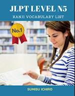 Jlpt Level N5 Kanji Vocabulary List