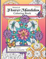 Botanical Flower Mandalas, Volume 1