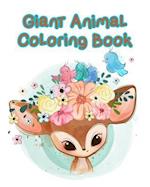 Giant Animal Coloring Book