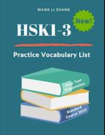 Hsk1-3 Practice Vocabulary List