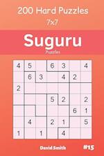 Suguru Puzzles - 200 Hard Puzzles 7x7 Vol.15