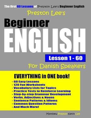 Preston Lee's Beginner English Lesson 1 - 60 for Danish Speakers