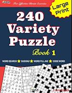 240 Variety Puzzle Book 1