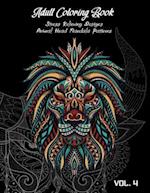 Adult Coloring Book Vol.4: Stress Relieving Designs, Animals Doodle and Mandala Patterns Coloring Book for Adults Vol.4 